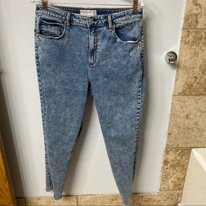 Abercrombie & Fitch The Super Skinny Ankle High Rise Curve Love size 14/32